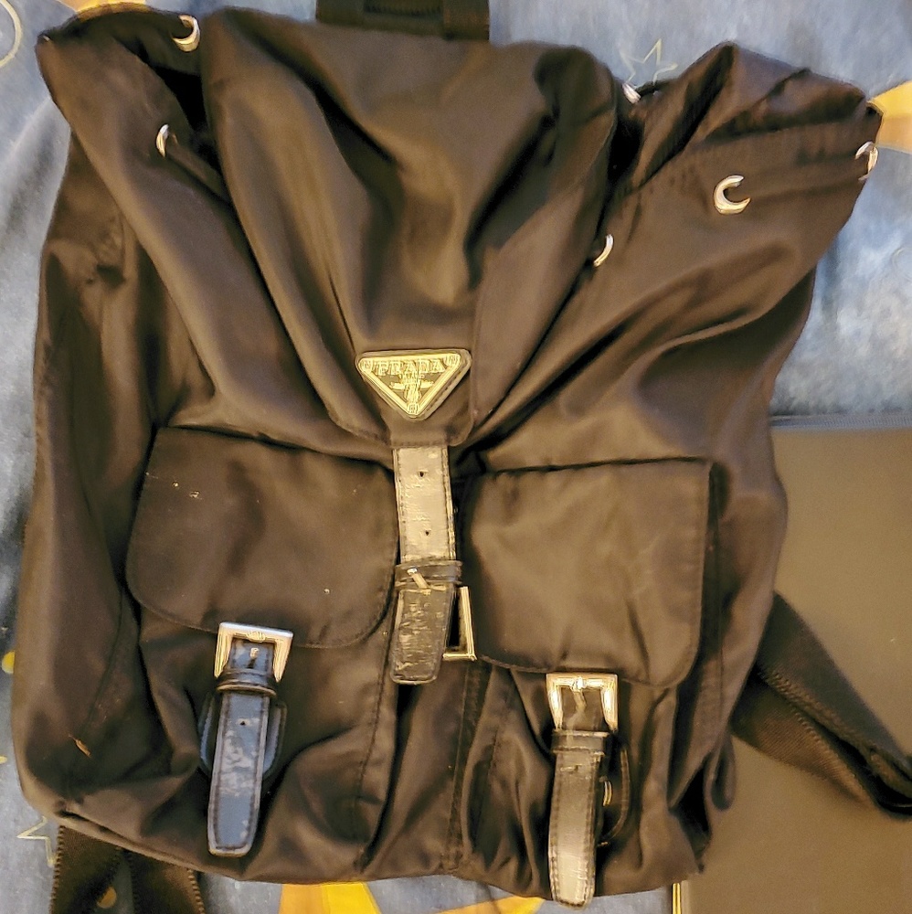 Women black mini backpack very Nice and stylish